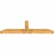 Ekena Millwork Portland Rough Sawn Timber Gable Bracket, Western Red Cedar, 96"W x 28"H x 6"D x 6"F, 7/12 Pitch GBW096X28X0606POR00RWR - alternate 5